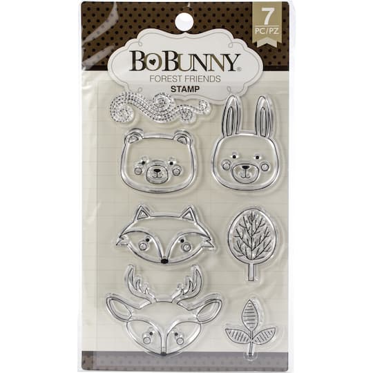 Bo Bunny&#xAE; Forest Friends Clear Stamps